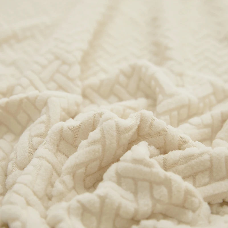 Capa de Sofá Elástica Premium em Jacquard Lavável e Antiderrapante